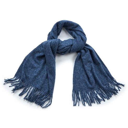 Verde Γυναικείο Κασκόλ 06-0976 Μπλέ